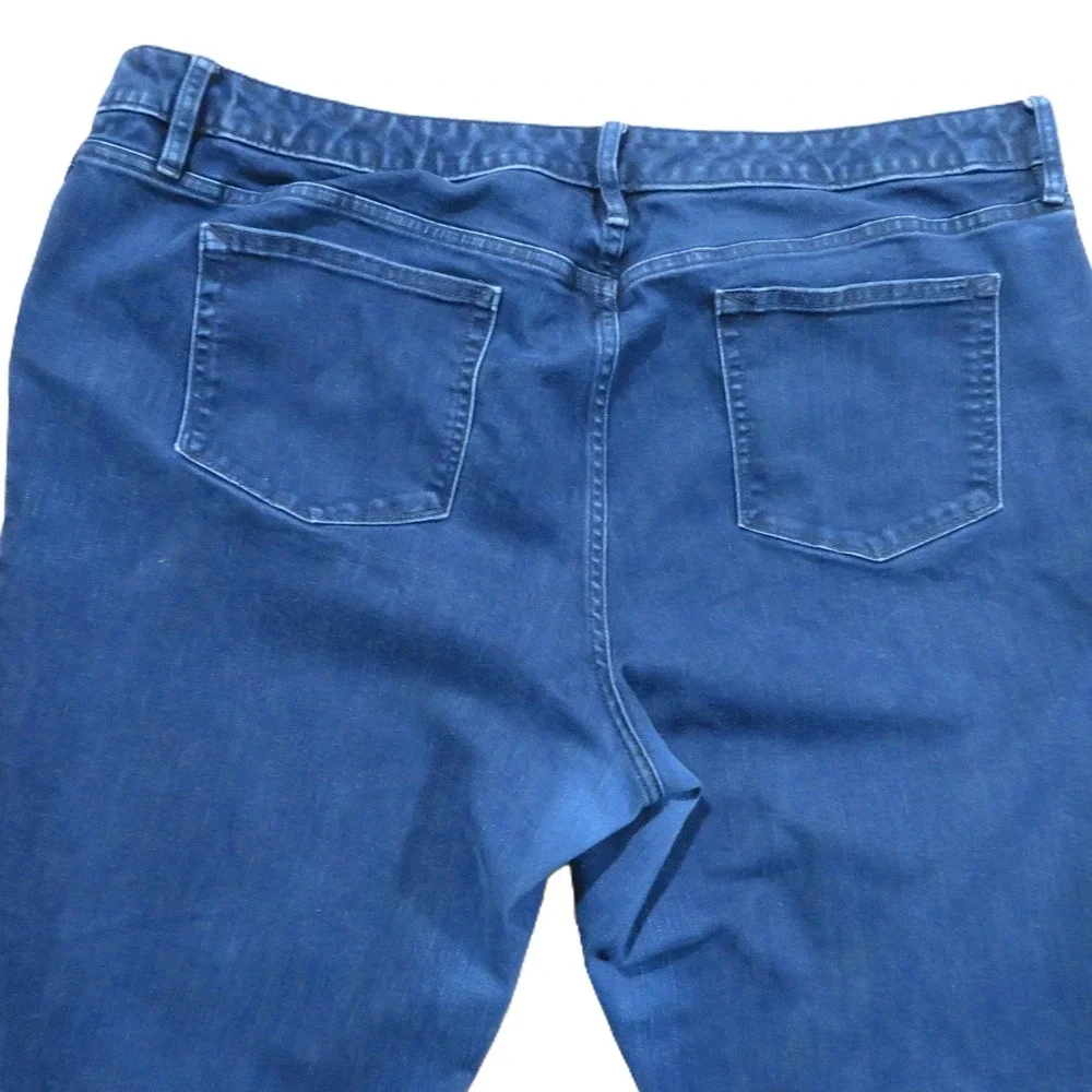 22W a.n.a Skinny Jeans Women's Blue Stretch Denim Five Pocket Zip Fly